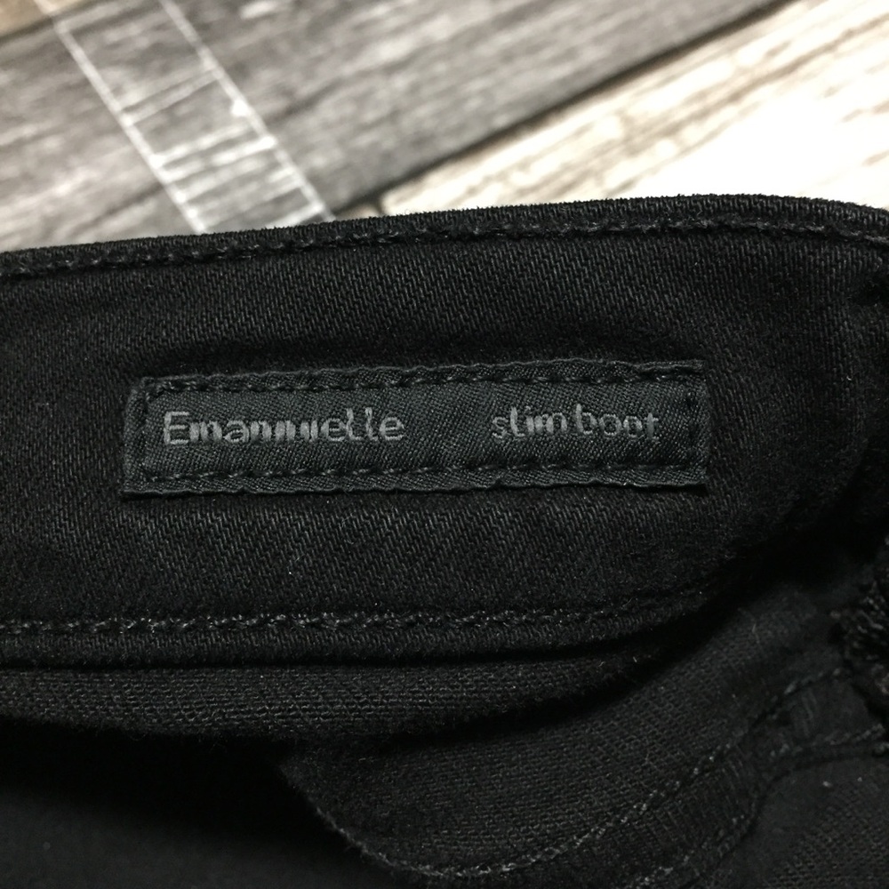 Citizens Of Humanity Emannuelle Slim Boot Jeans Women’s 30x31.5 Black Stretch - Picture 10 of 10